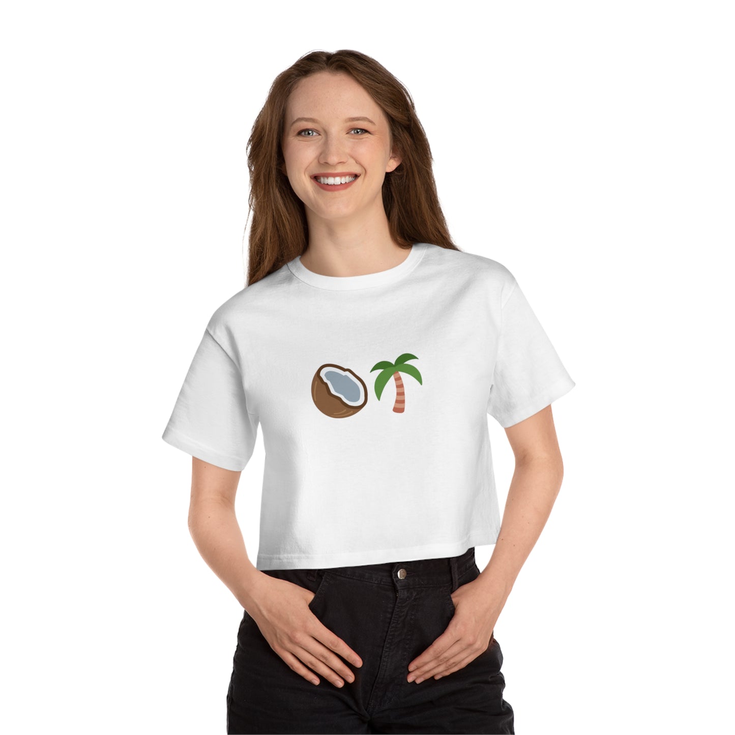 Fell Out Of A Coconut Tree Cropped T-Shirt