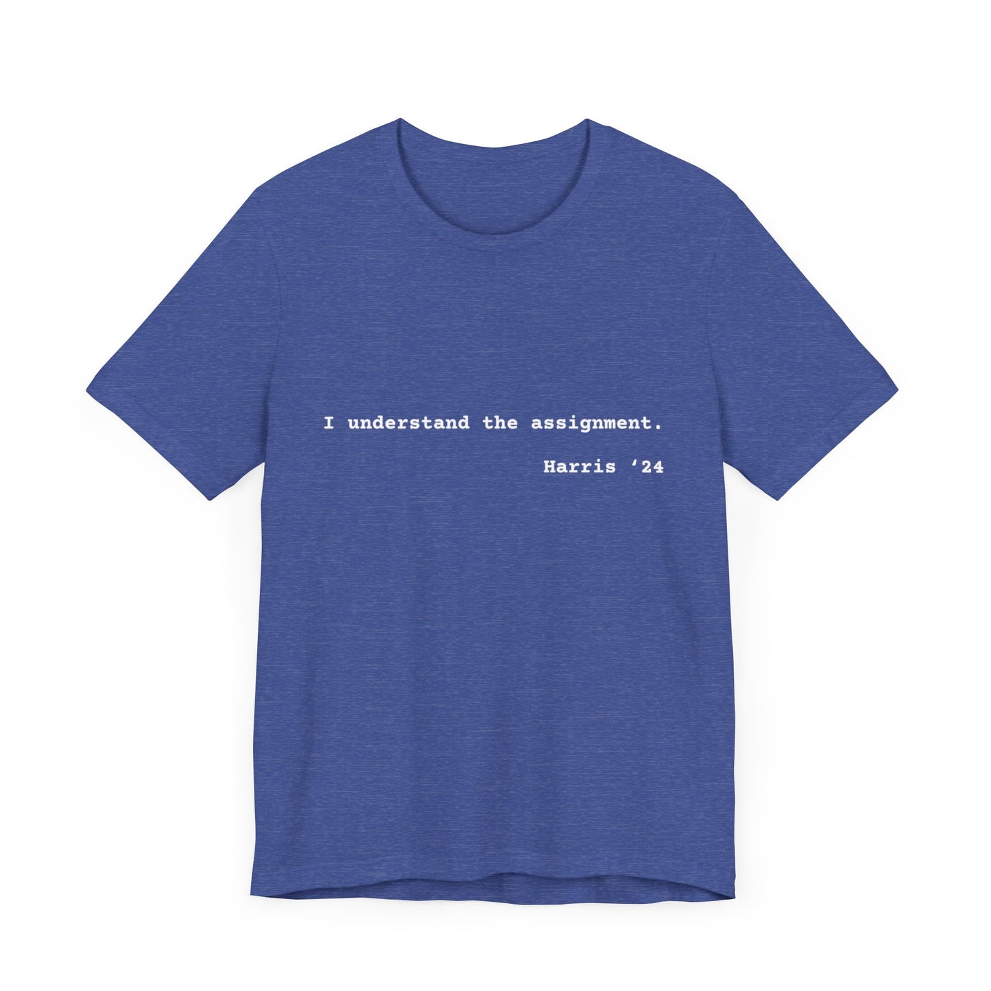 I Understand The Assignment Tee- White Font