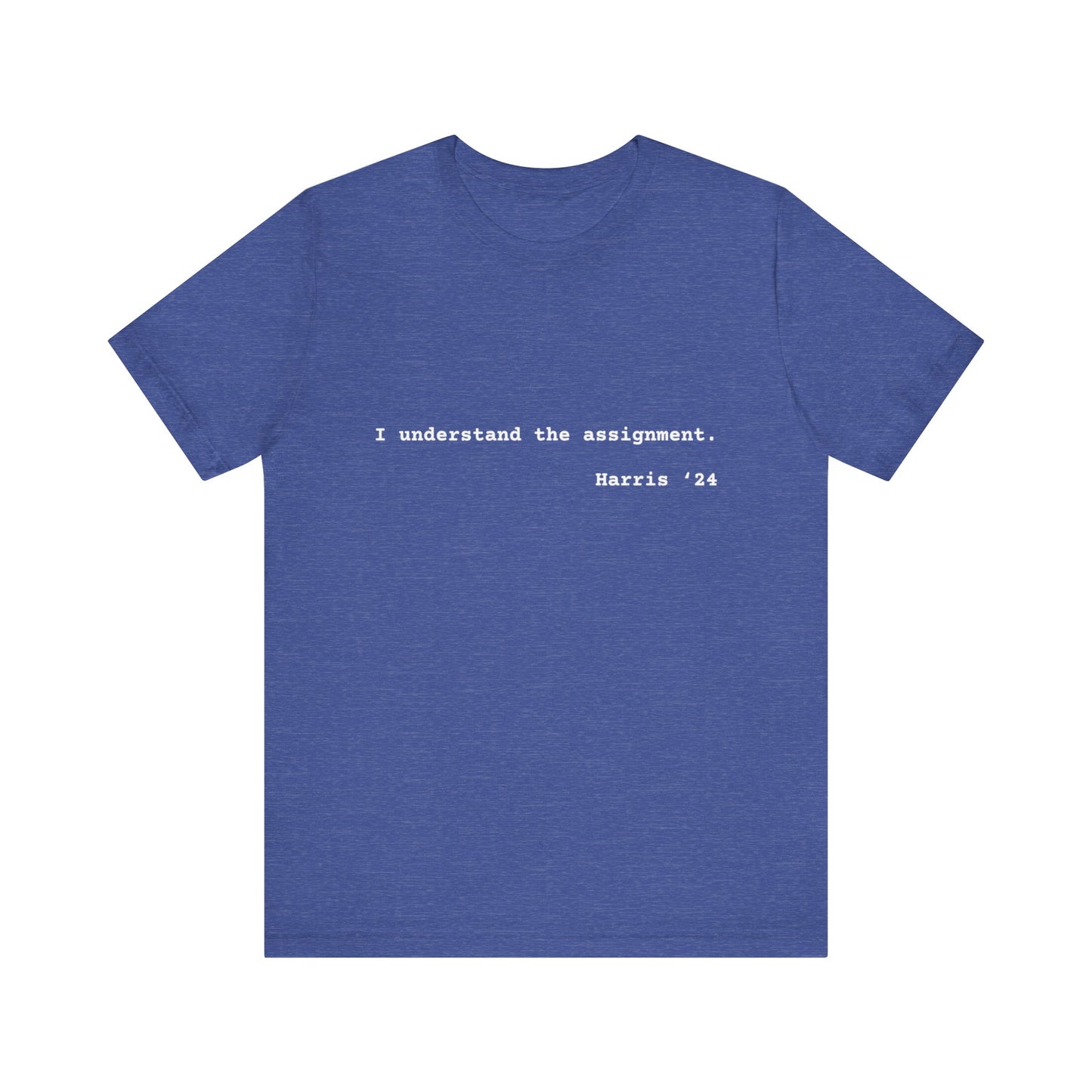 I Understand The Assignment Tee- White Font