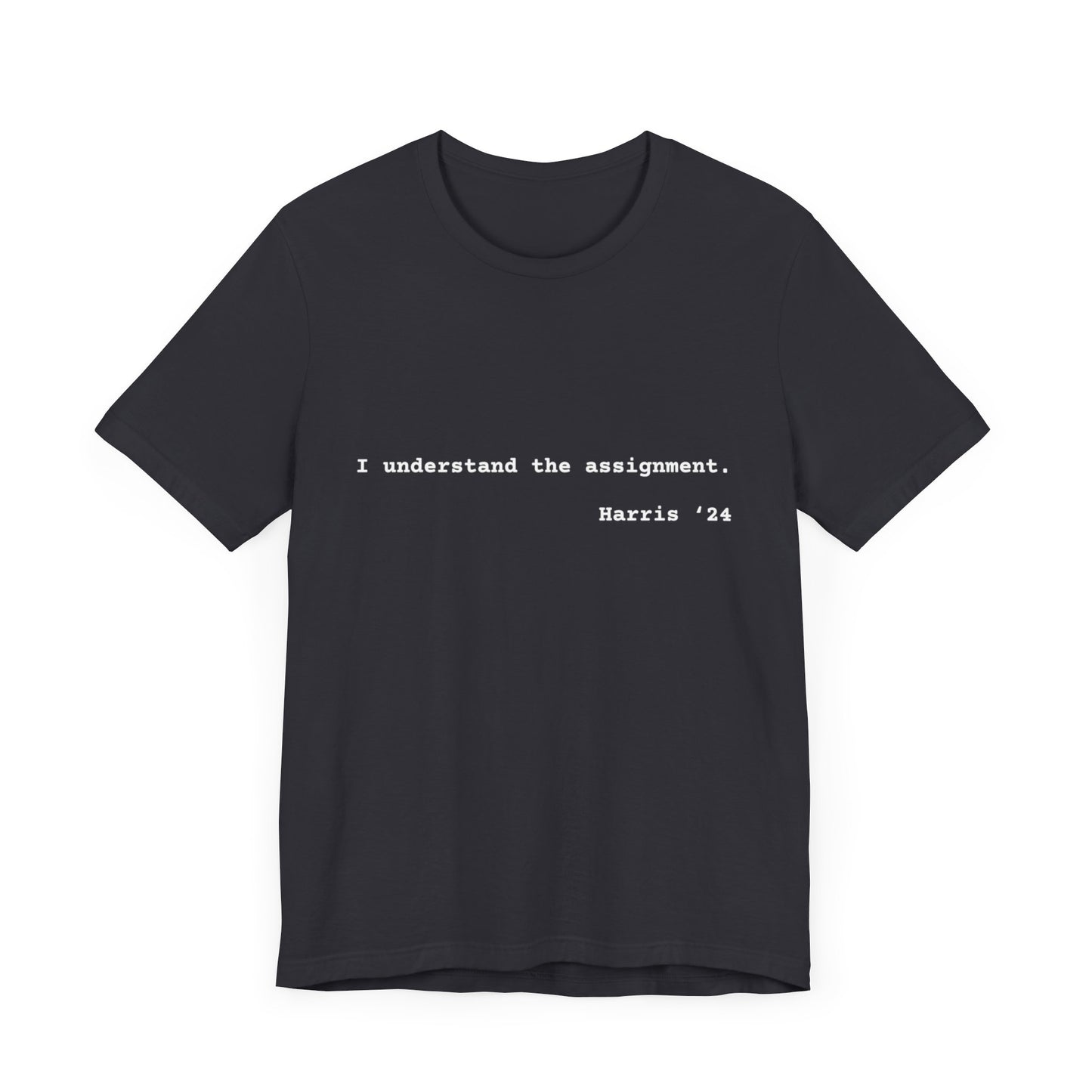 I Understand The Assignment Tee- White Font