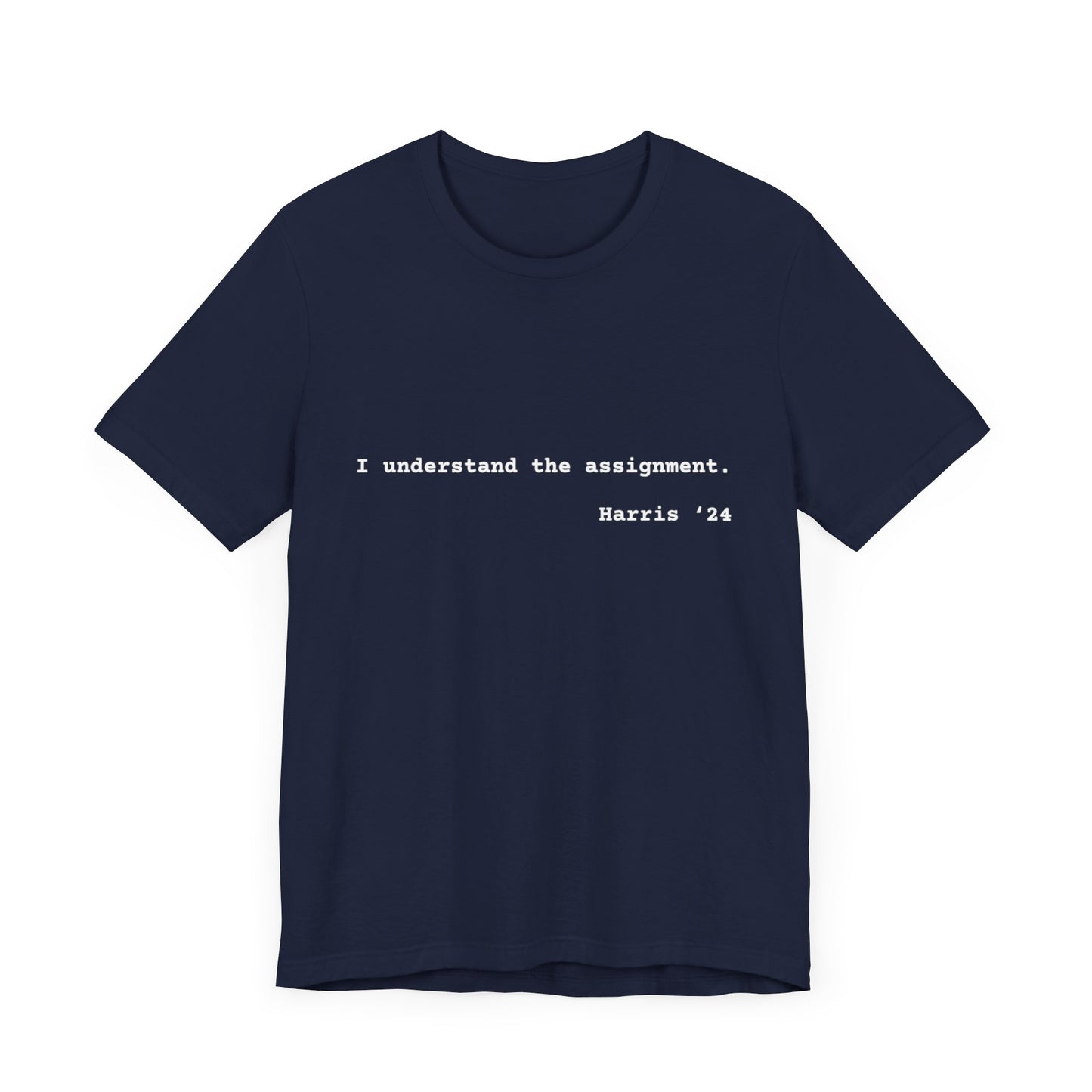 I Understand The Assignment Tee- White Font