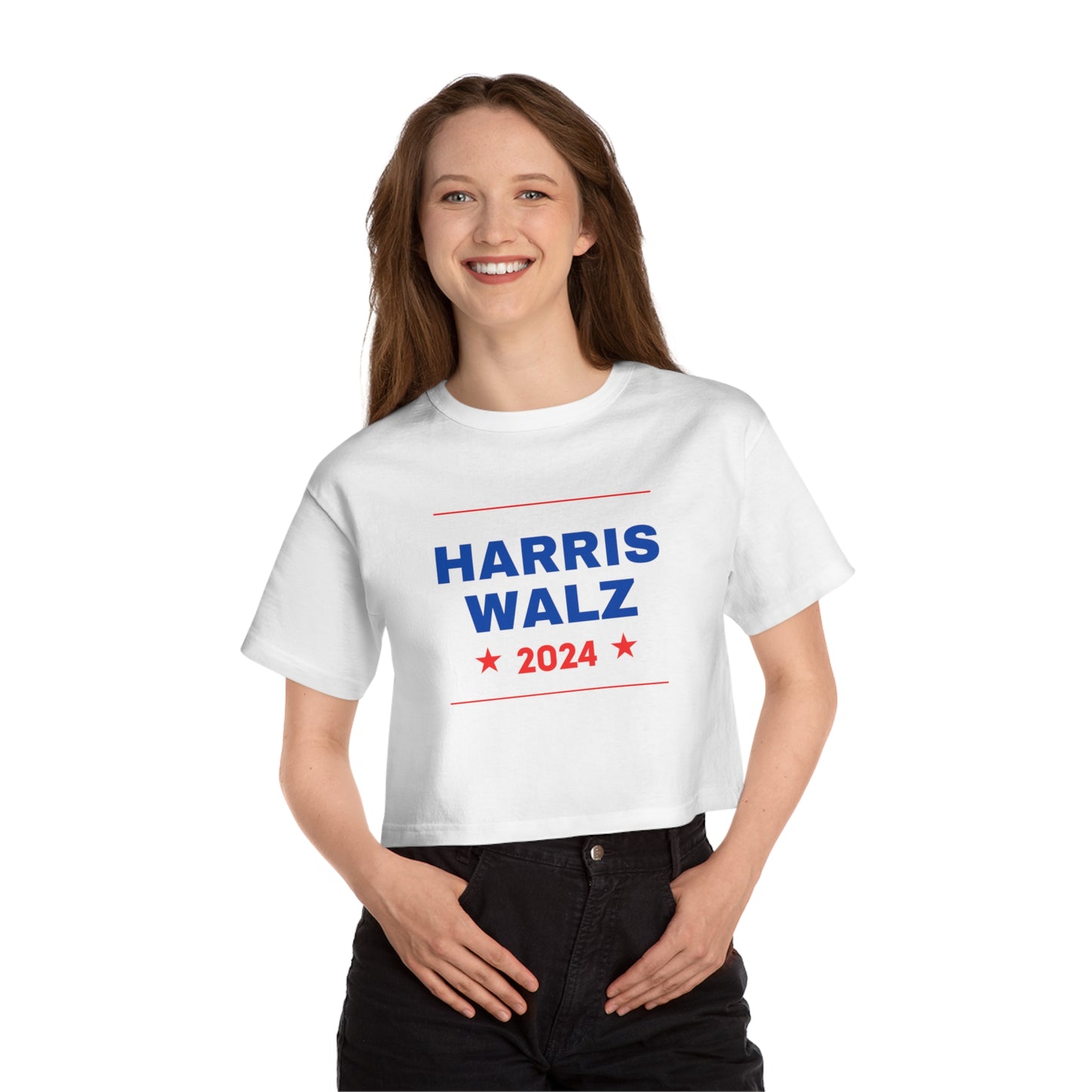 Harris Walz Cropped T-Shirt