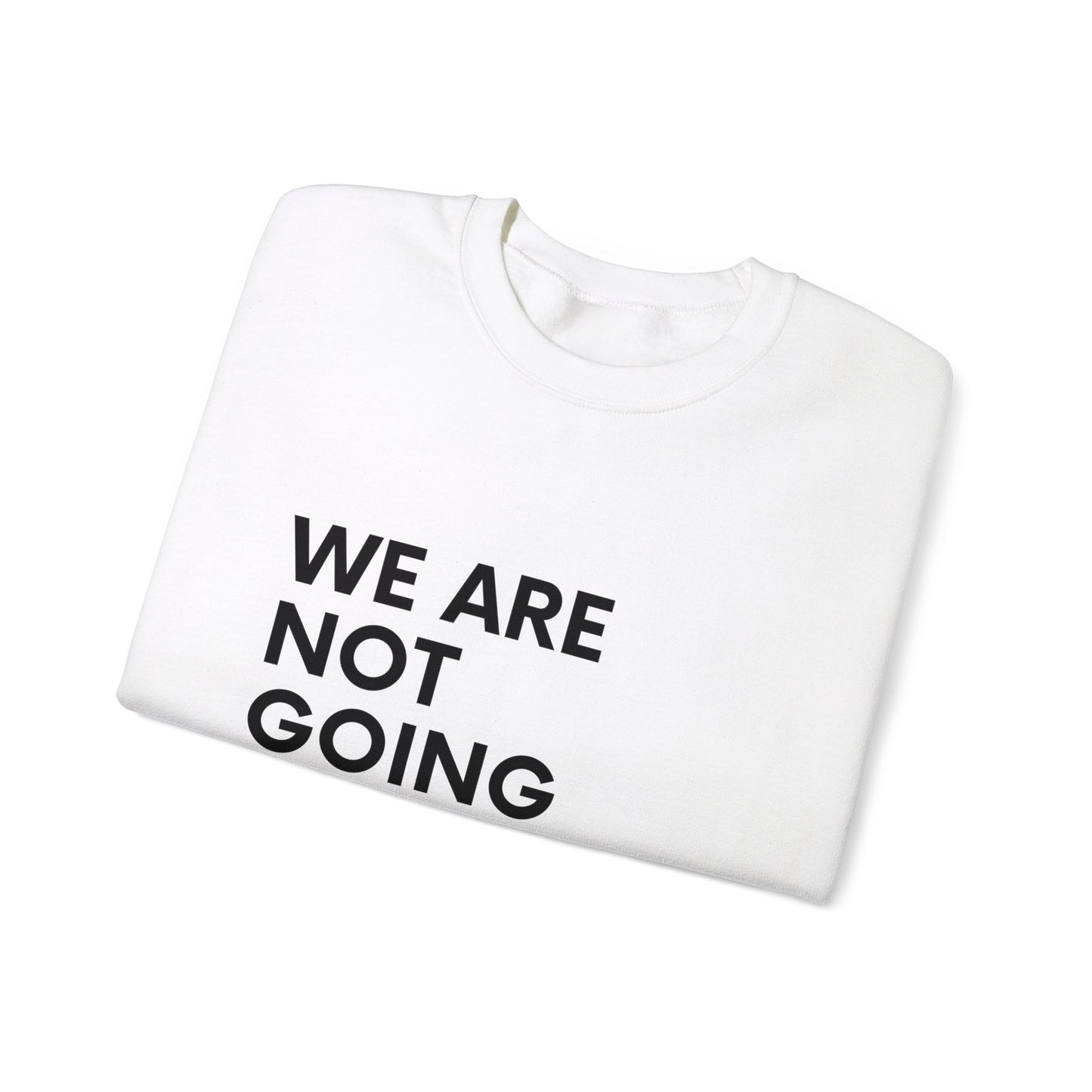 We Are Not Going Back Sweatshirt