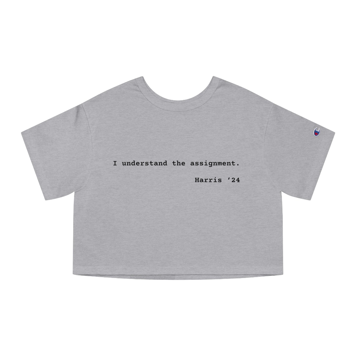 I Understand The Assignment Cropped T-Shirt